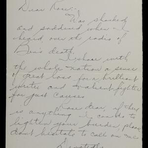 a page of handwritten text