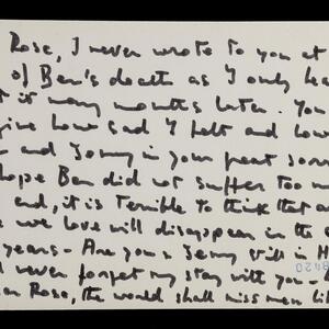 a page of handwritten text