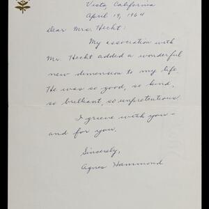 a page of handwritten text