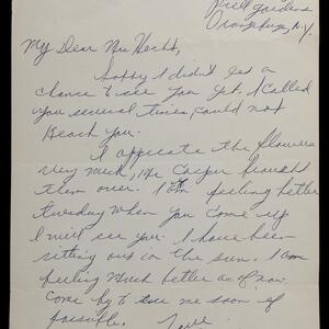 a page of handwritten text