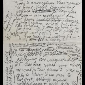 a page of handwritten text