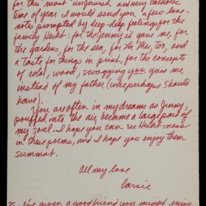 a page of handwritten text