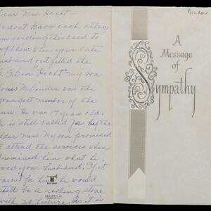 a page of handwritten text