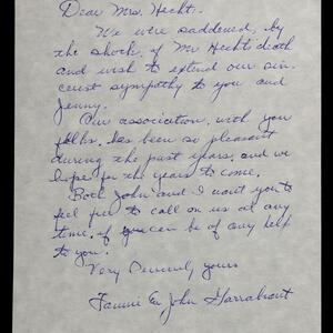 a page of handwritten text