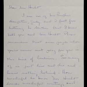 a page of handwritten text