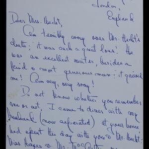 a page of handwritten text