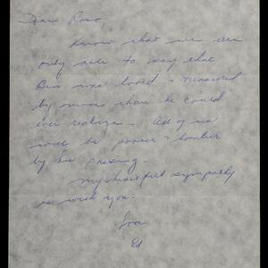 a page of handwritten text