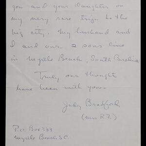 a page of handwritten text