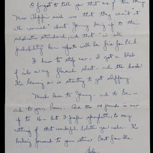 a page of handwritten text