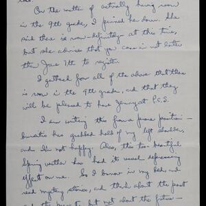 a page of handwritten text