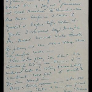 a page of handwritten text