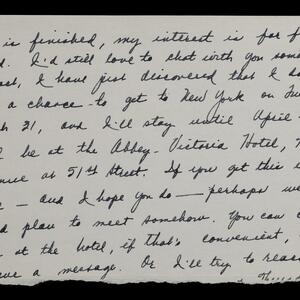 a page of handwritten text