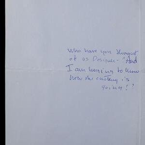 a page of handwritten text