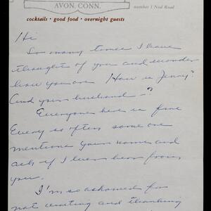 a page of handwritten text