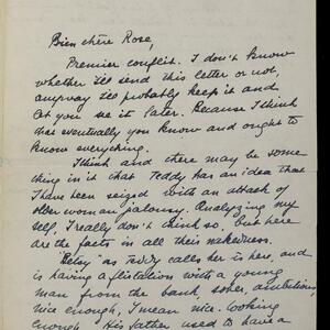 a page of handwritten text