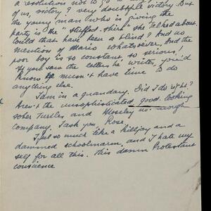 a page of handwritten text