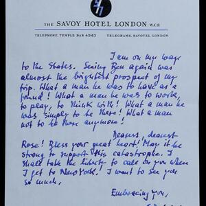 a page of handwritten text