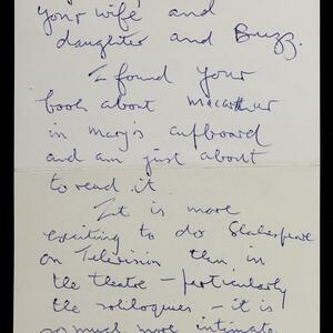 a page of handwritten text