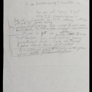 a page of handwritten text