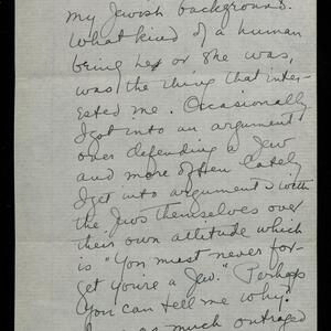 a page of handwritten text