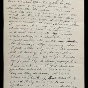 a page of handwritten text