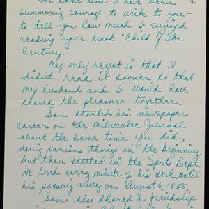 a page of handwritten text