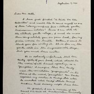 a page of handwritten text