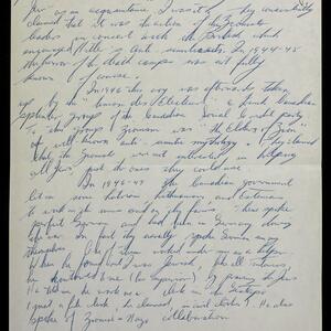 a page of handwritten text