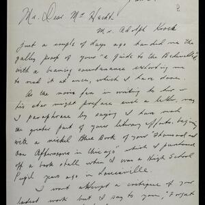 a page of handwritten text