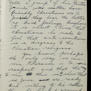 a page of handwritten text