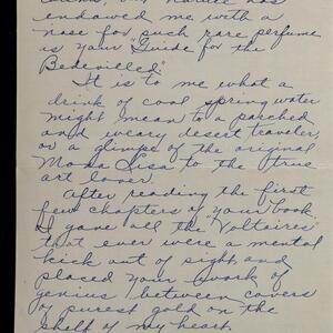 a page of handwritten text