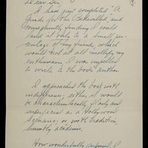 a page of handwritten text