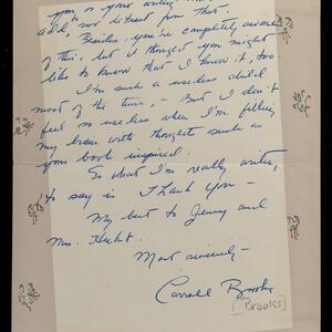 a page of handwritten text