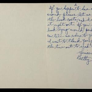 a page of handwritten text