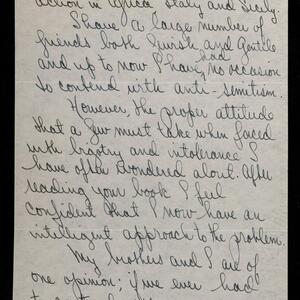 a page of handwritten text