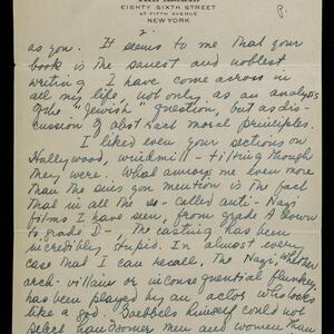 a page of handwritten text