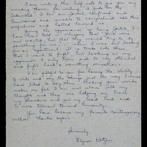 a page of handwritten text