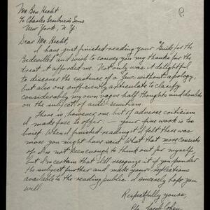 a page of handwritten text