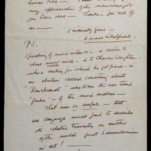 a page of handwritten text