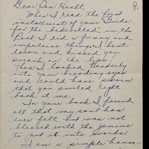 a page of handwritten text