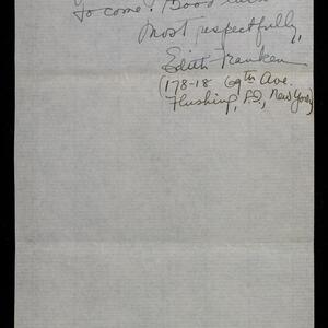 a page of handwritten text