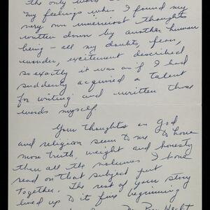 a page of handwritten text