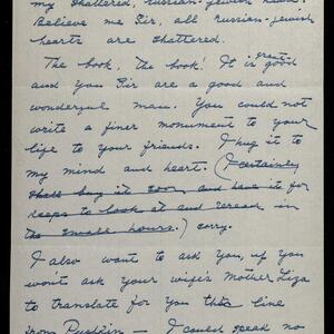 a page of handwritten text