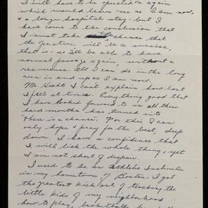 a page of handwritten text