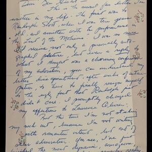 a page of handwritten text