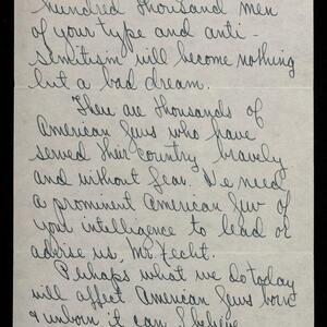 a page of handwritten text