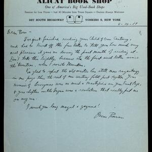 a page of handwritten text