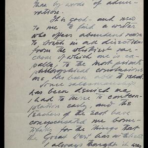 a page of handwritten text