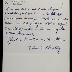 a page of handwritten text