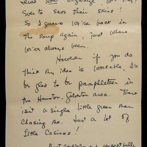 a page of handwritten text